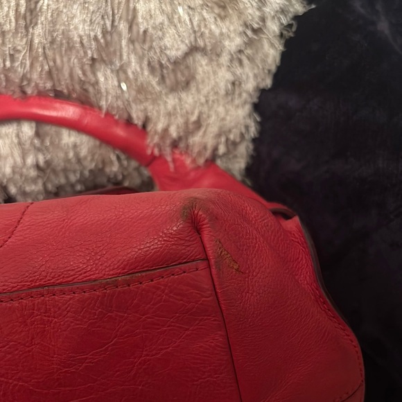 Kate Spade Red Leather Shoulder Bag - Picture 7 of 10